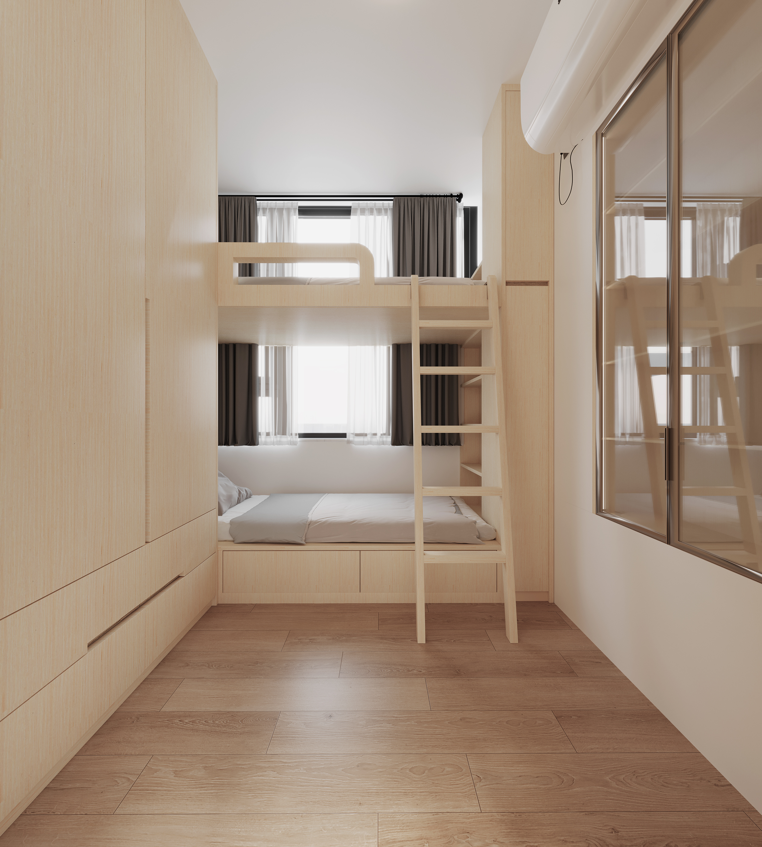 3D rendering of living room